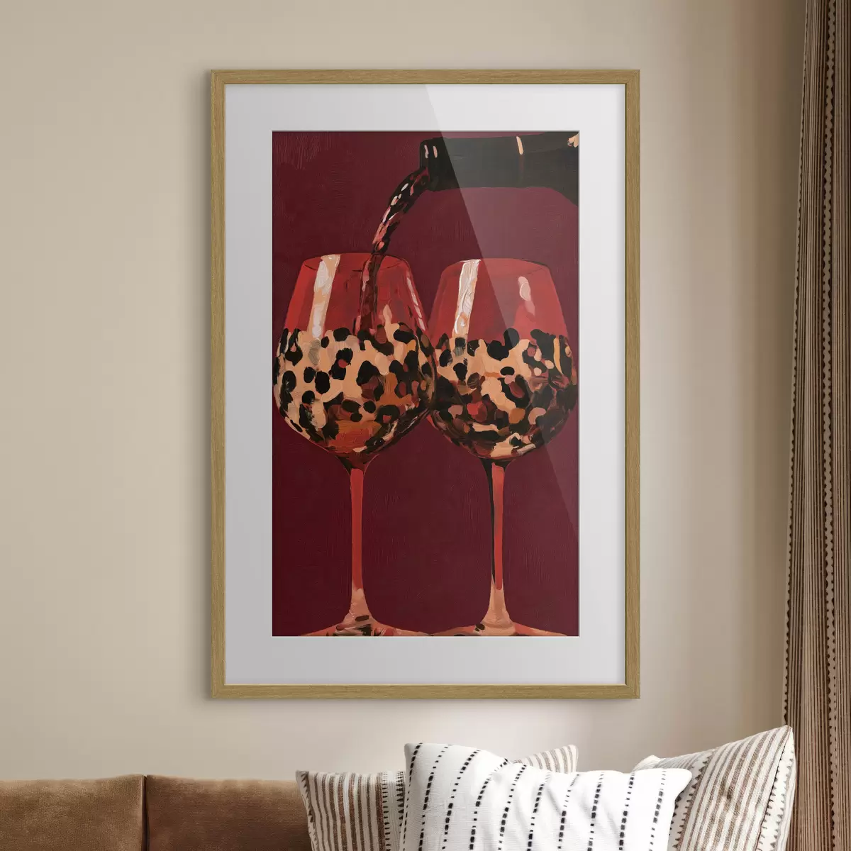 Poster Zwei Weingläser f50900