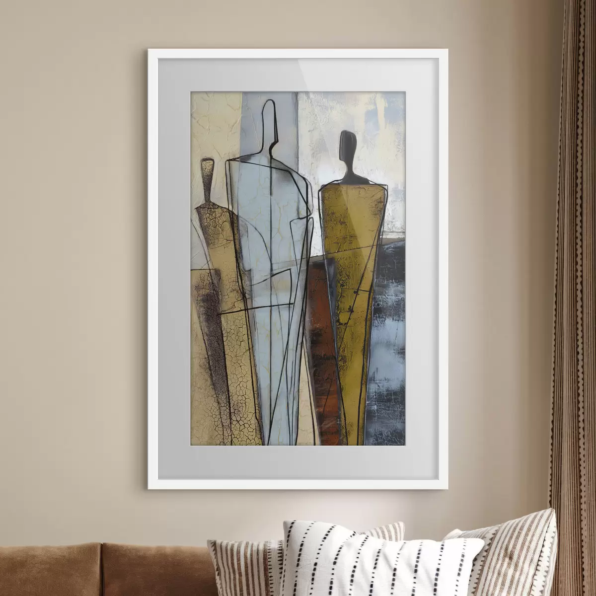 Poster Silhouette und Atem f50719