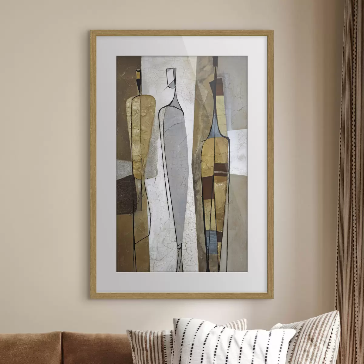 Poster Silhouette und Flüstern f50720