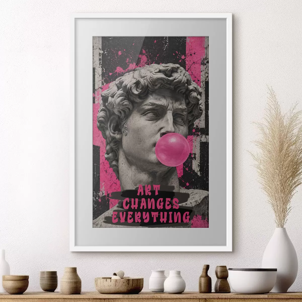 Poster Kunst verändert alles f50645