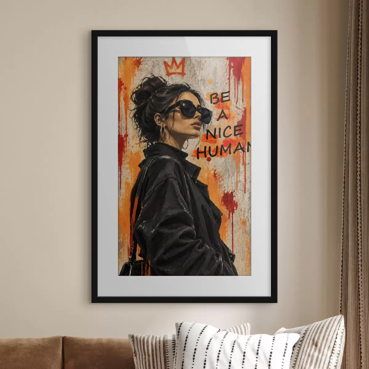 Poster Sei ein guter Mensch f50647