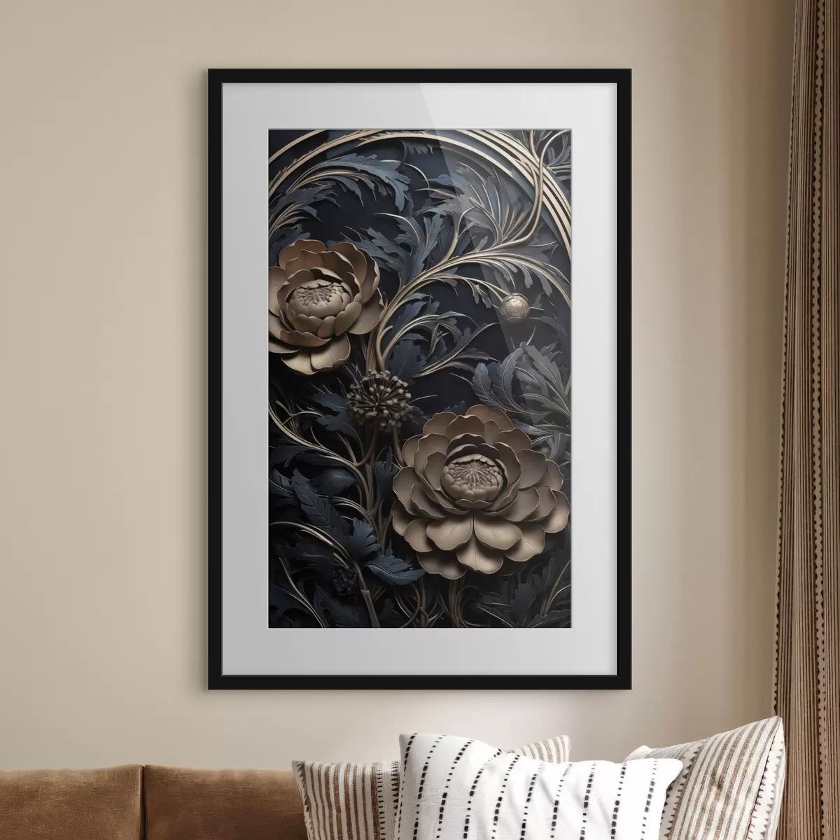 Poster Blüten dunklen Glanzes f50918