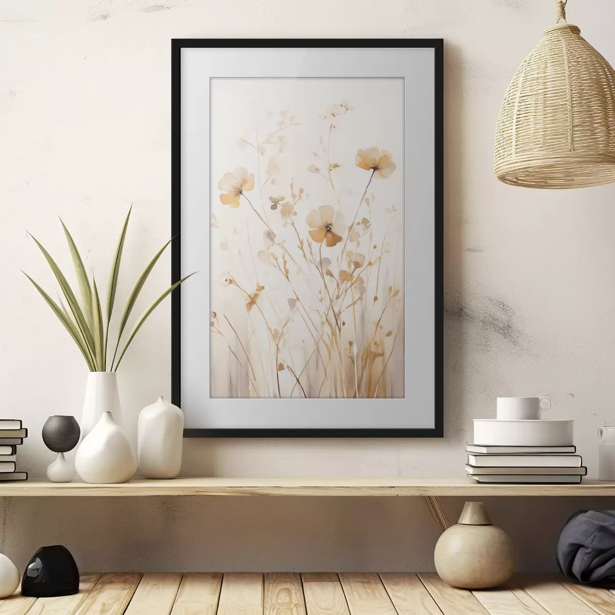Poster Die Wiese fängt das Licht f50920