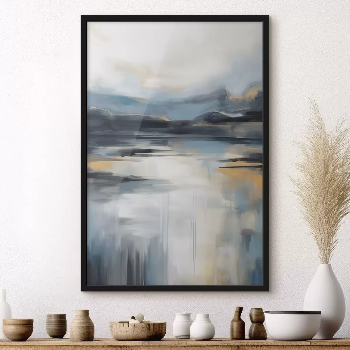 Poster Blaue Ferne f50946