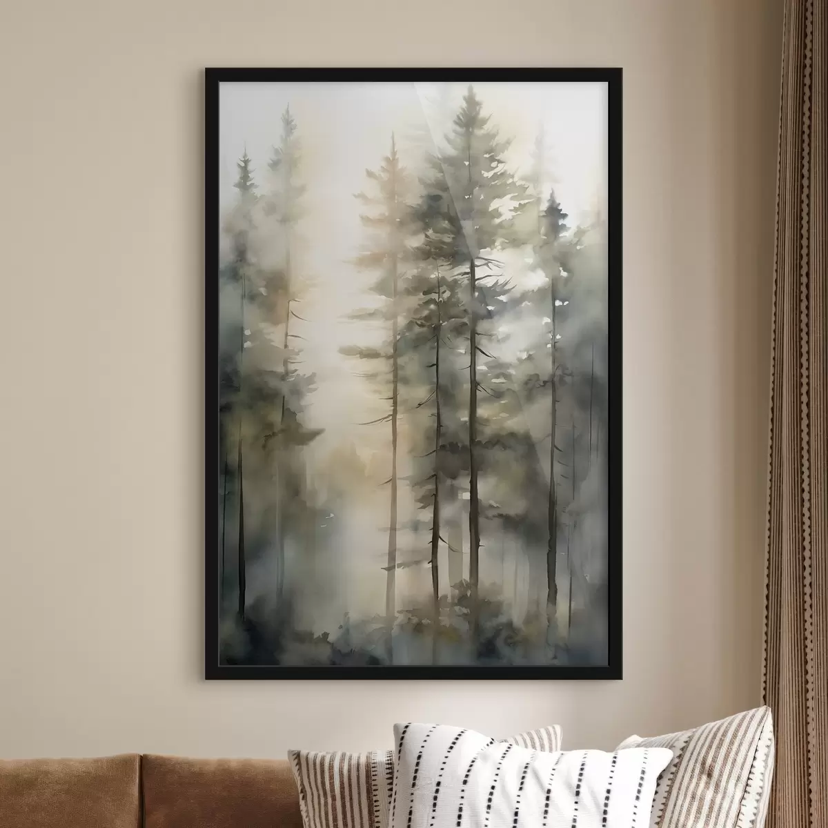 Poster Wald und Liebkosung f50947