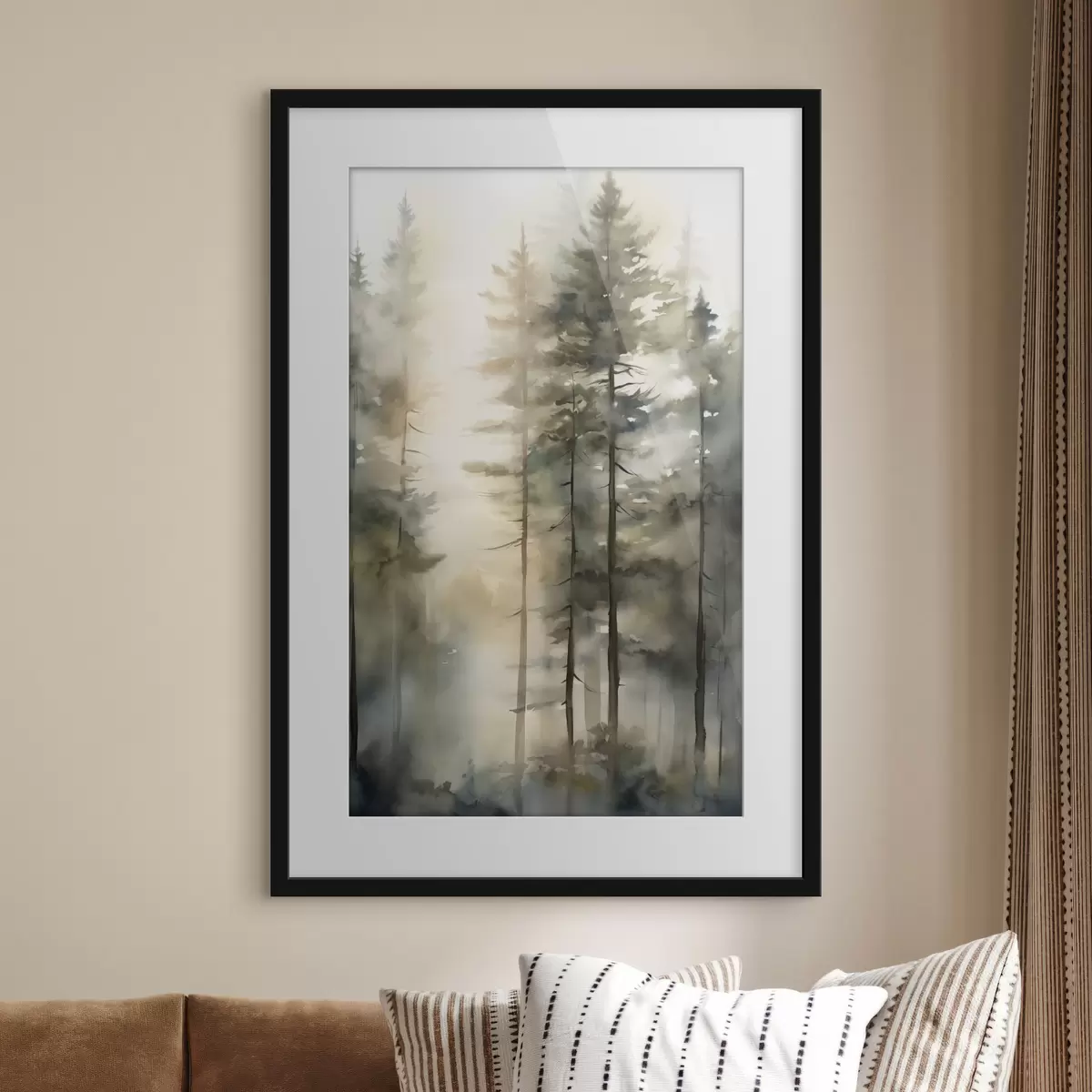 Poster Wald und Liebkosung f50947