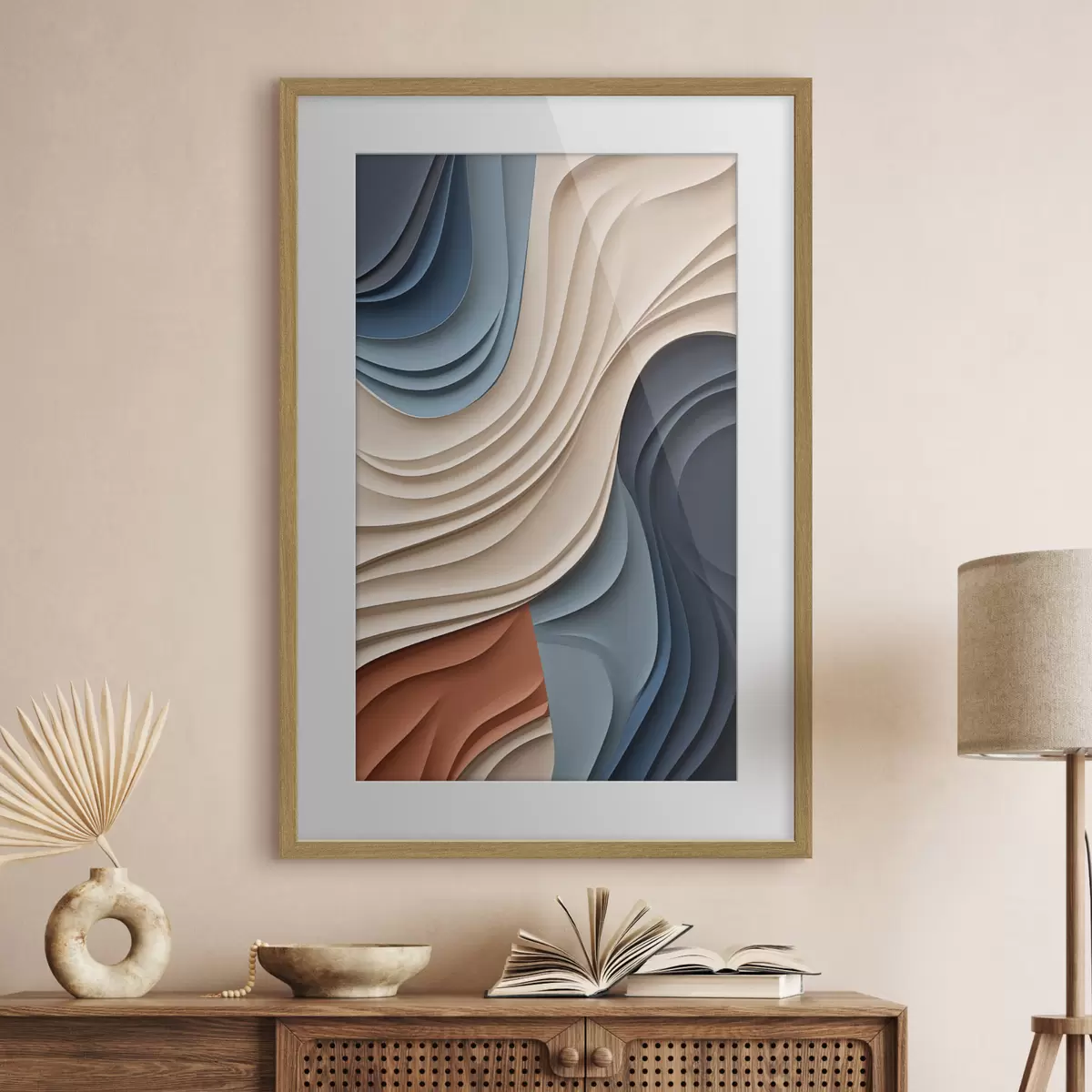 Poster Farbige Gezeiten f50949