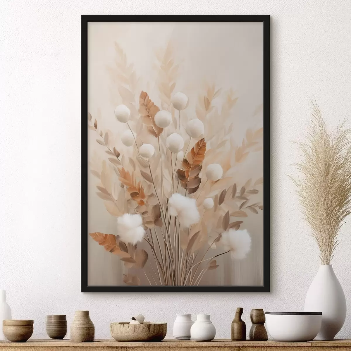 Poster Der Herbst berührt Blüten f50951