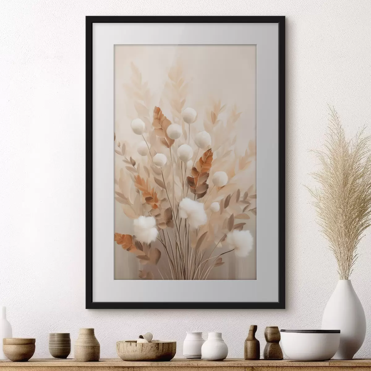 Poster Der Herbst berührt Blüten f50951