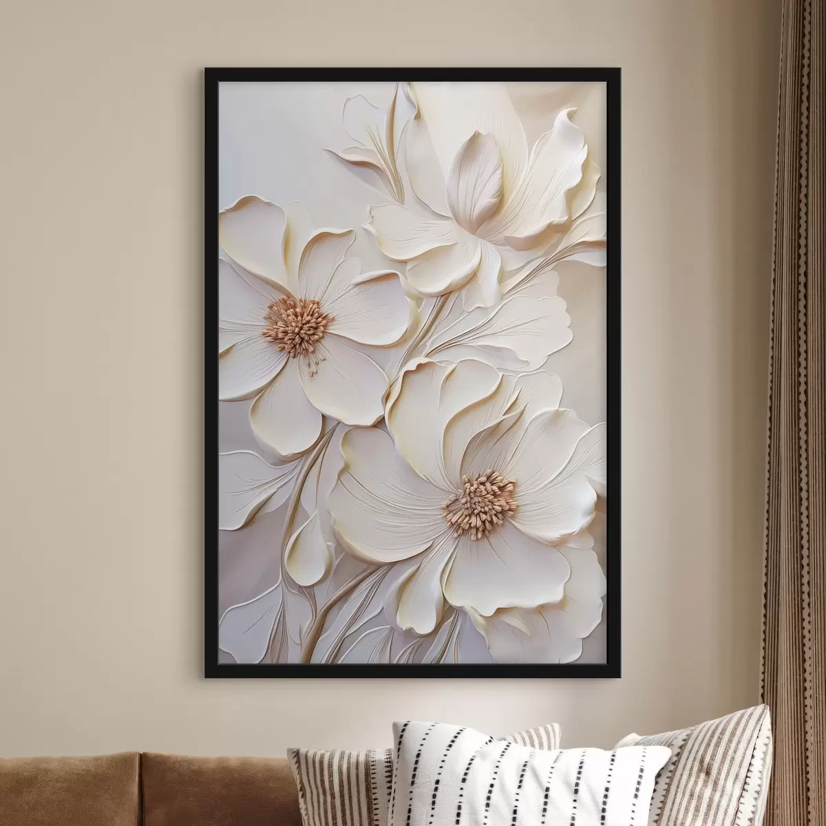 Poster Cremefarbenes Bekenntnis f50958