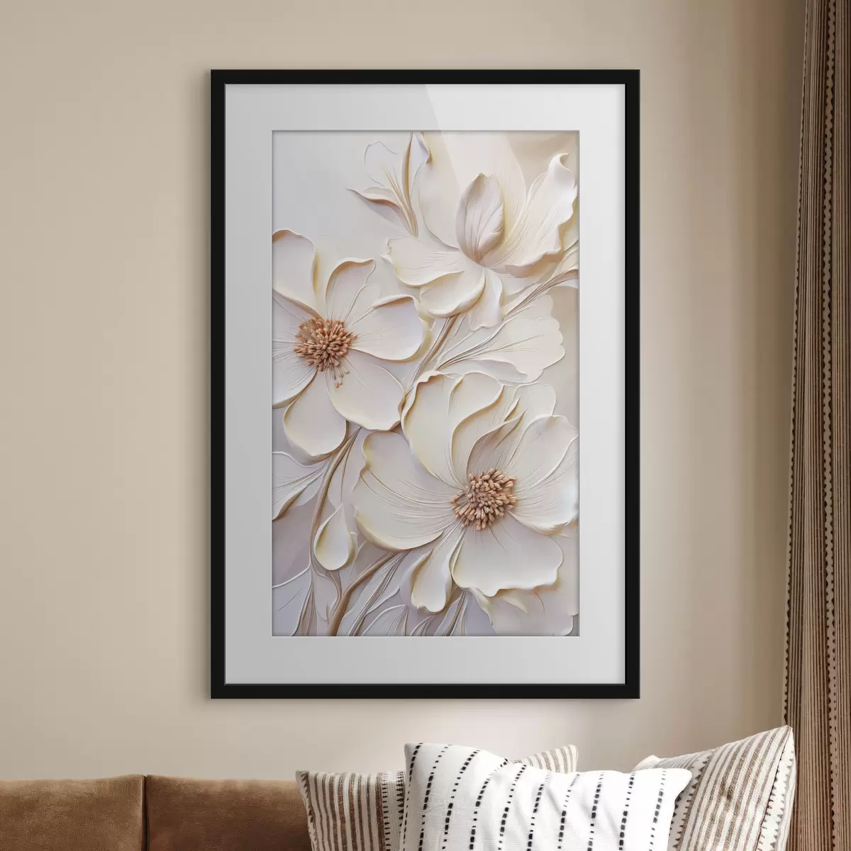 Poster Cremefarbenes Bekenntnis f50958