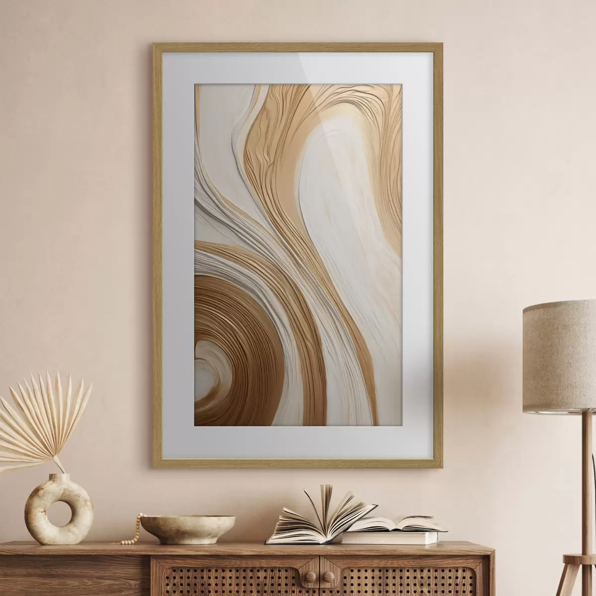 Poster Linien im Wirbel f50961