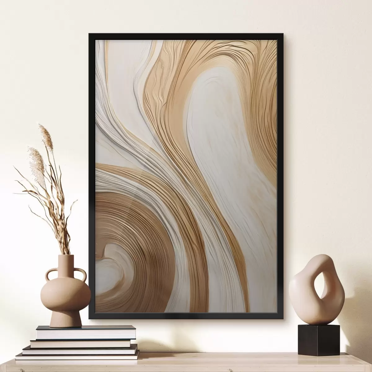 Poster Linien im Wirbel f50961