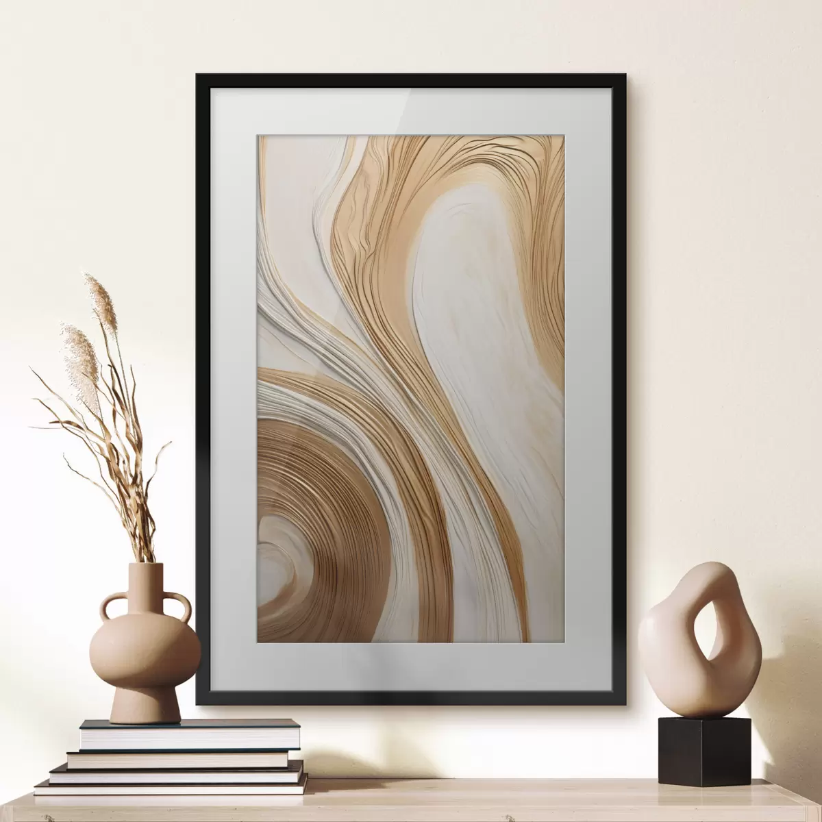 Poster Linien im Wirbel f50961