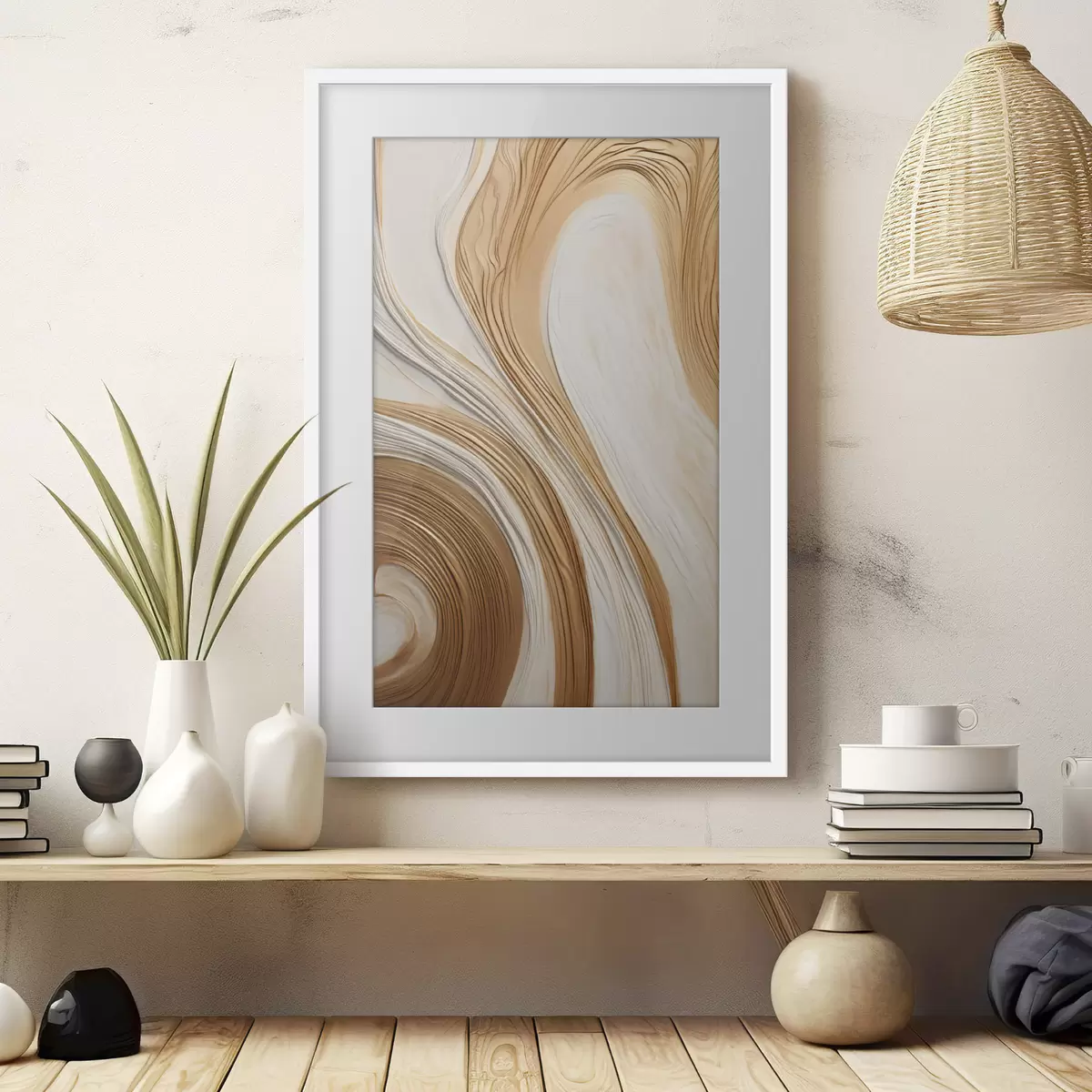Poster Linien im Wirbel f50961