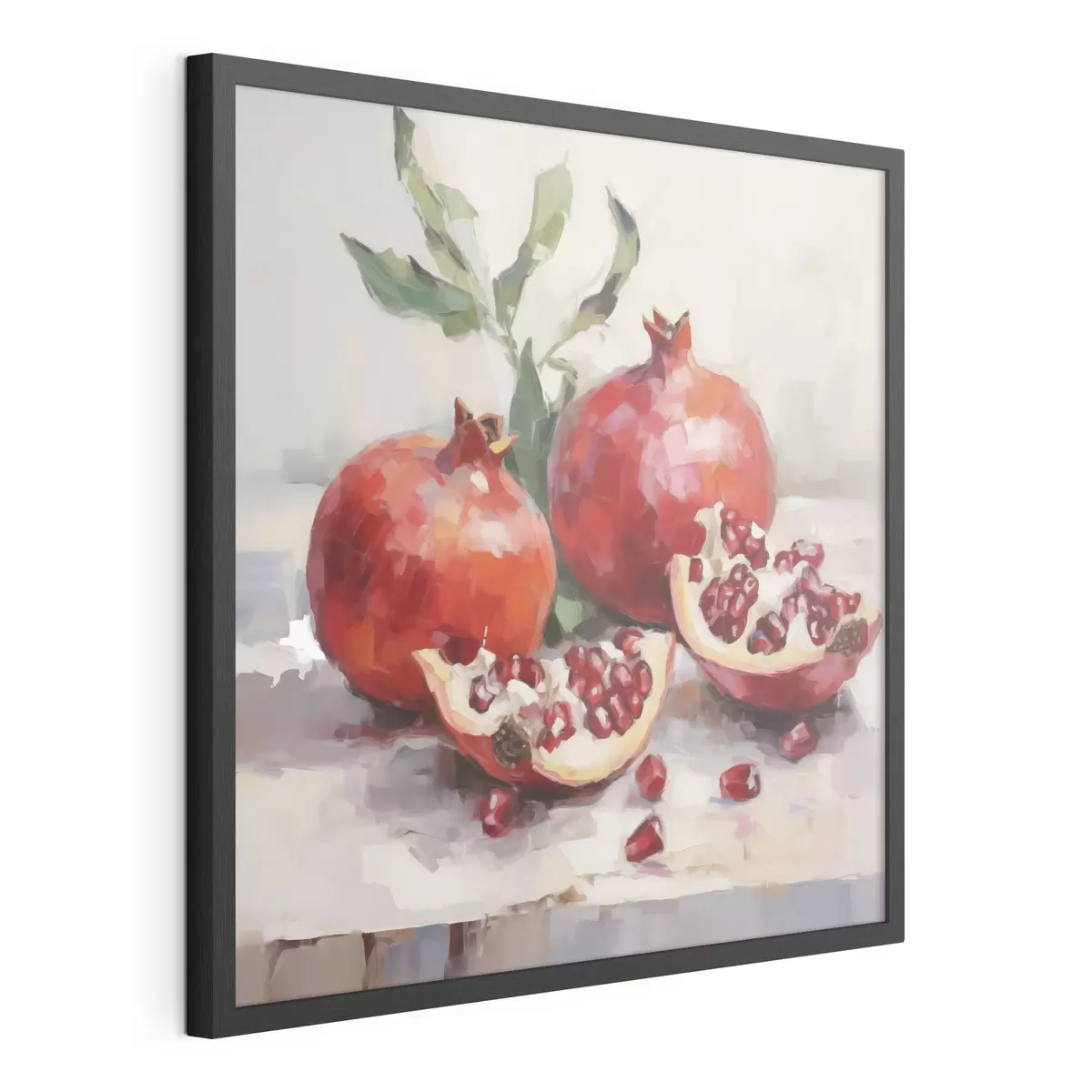 Poster Granatäpfel, Imitationsgemälde f50982