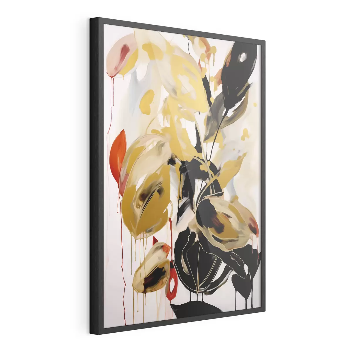 Poster Chaotische Abstraktion, Nachahmung der Malerei f50984