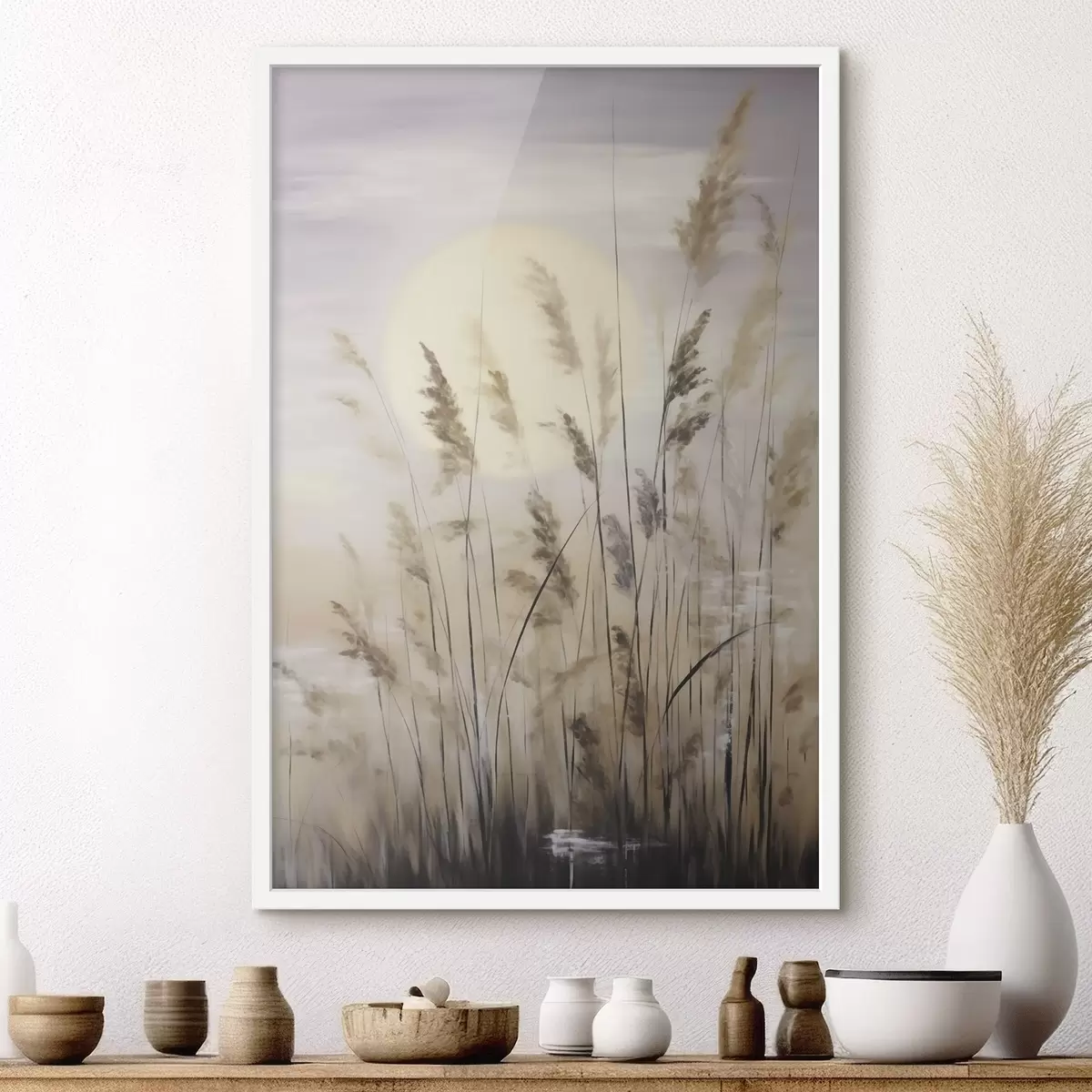 Poster Abstrakte Kräuter, Imitationsmalerei f50986