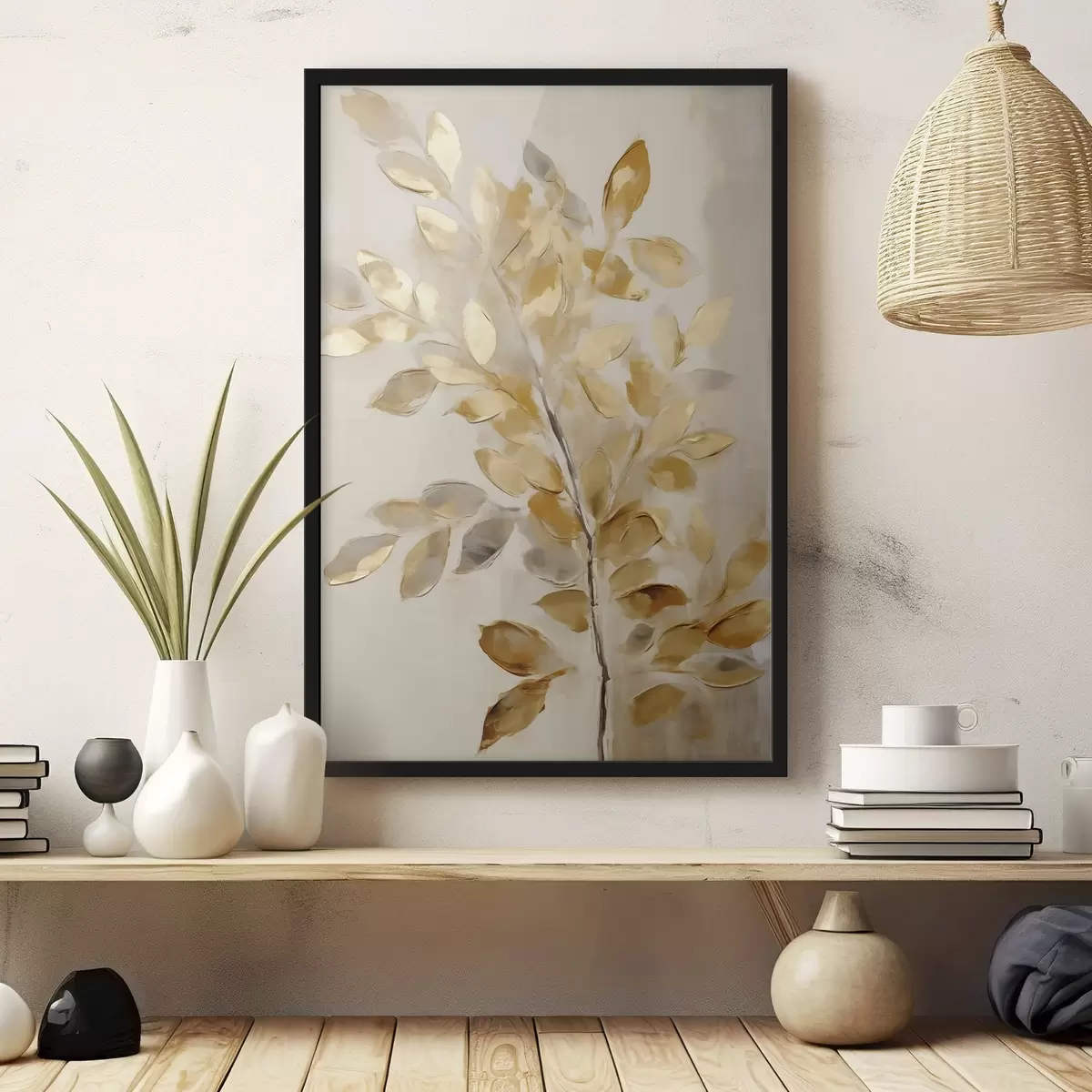 Poster Laub, Imitationsmalerei f50993