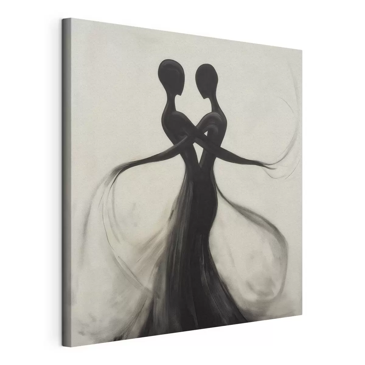 Fototapete Abstrakte, ineinander verschlungene Silhouetten s51005