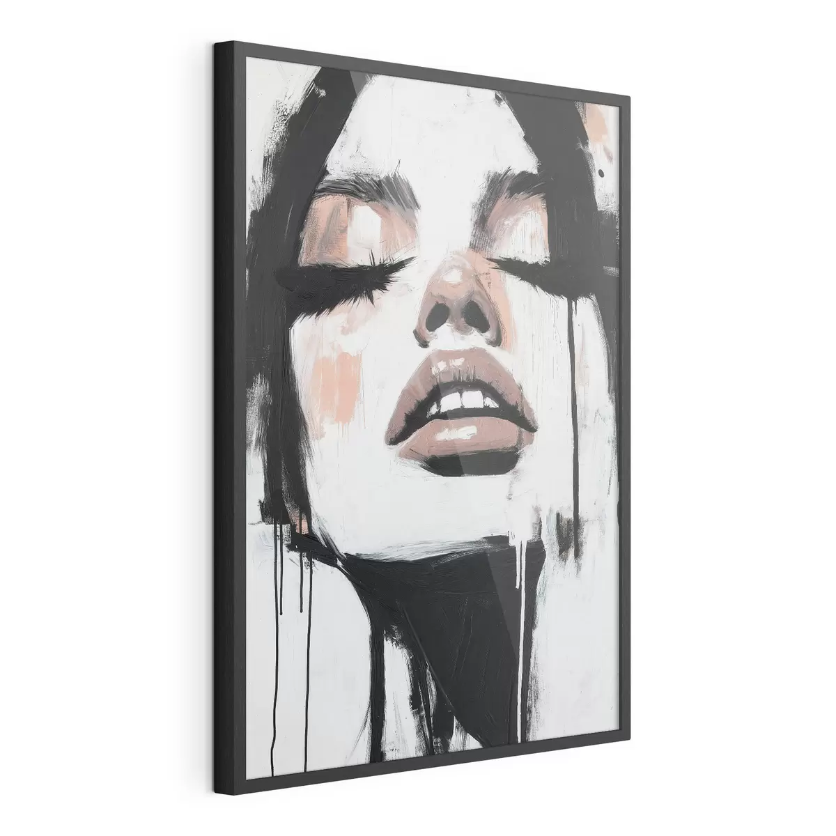 Poster Abstraktes Porträt f51000