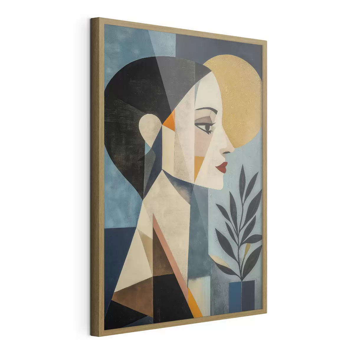 Poster Geometrisches Profil f51010