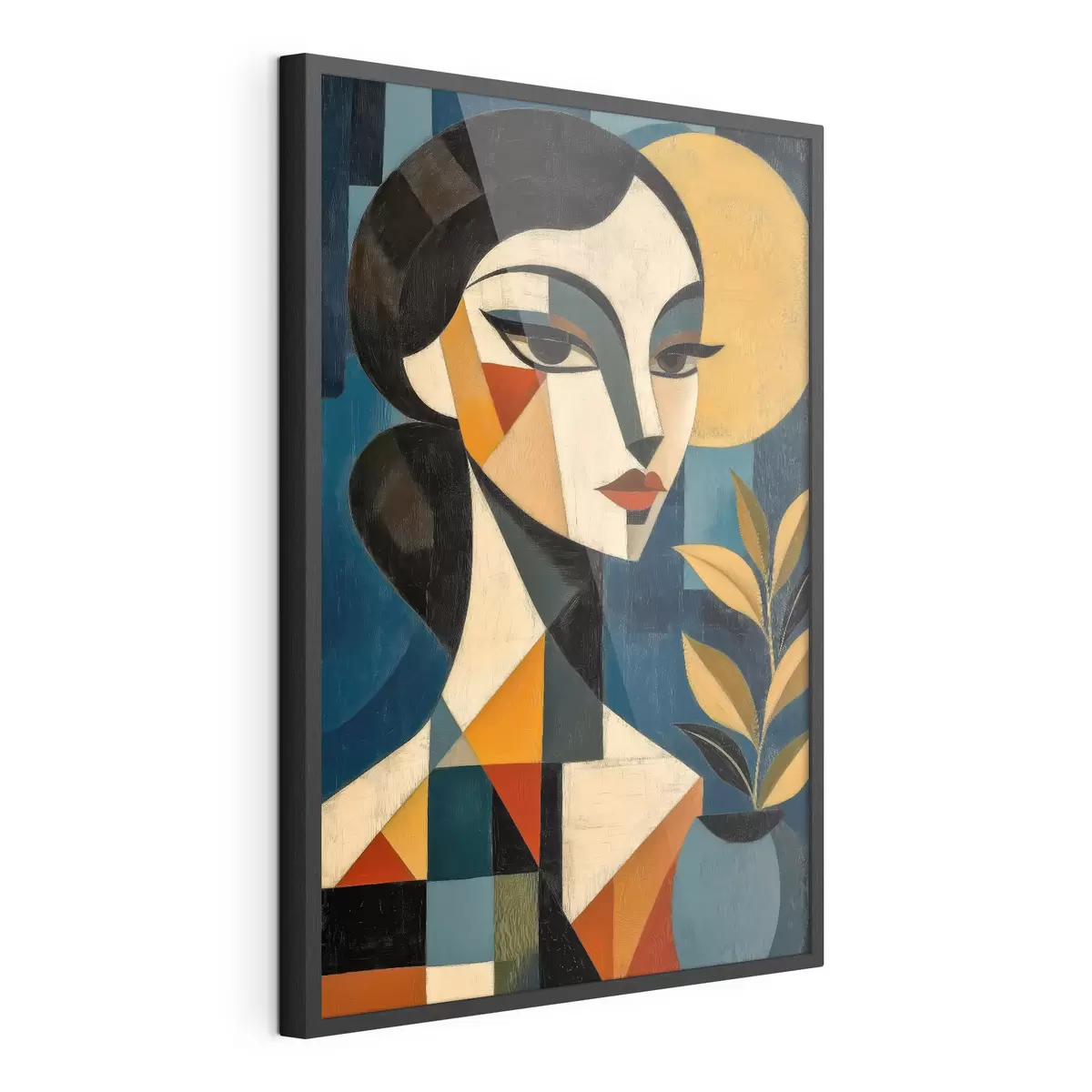 Poster Geometrisches Profil f51011
