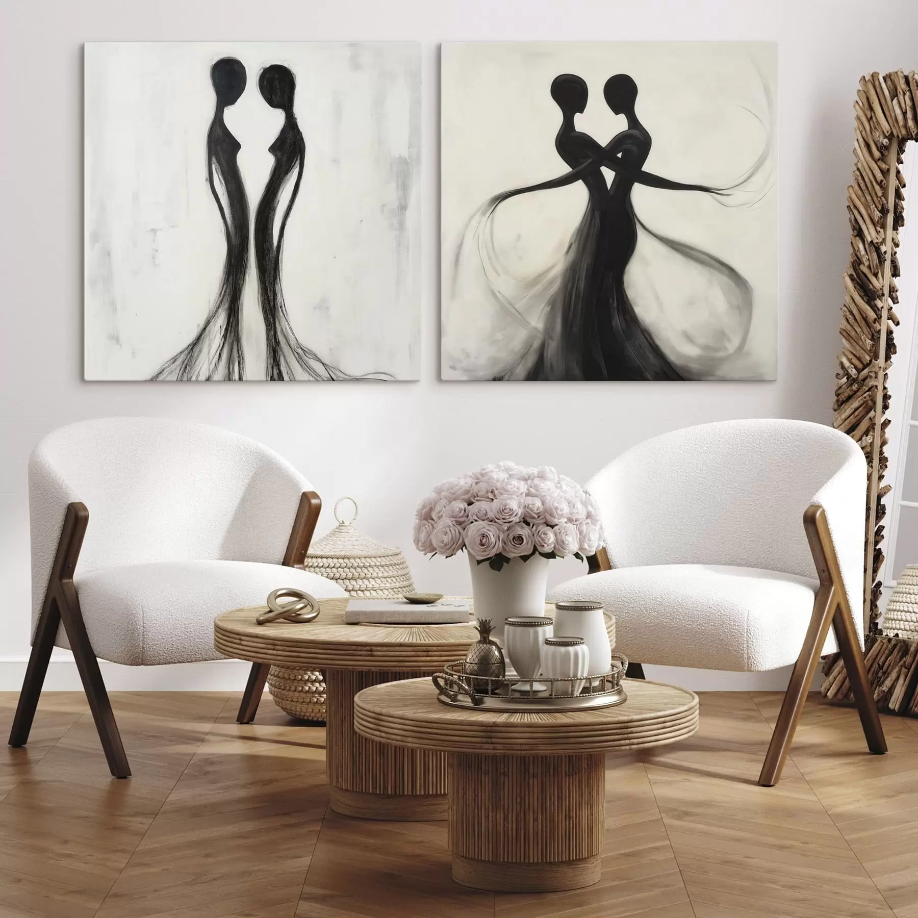 Fototapete Abstrakte Silhouetten m31070