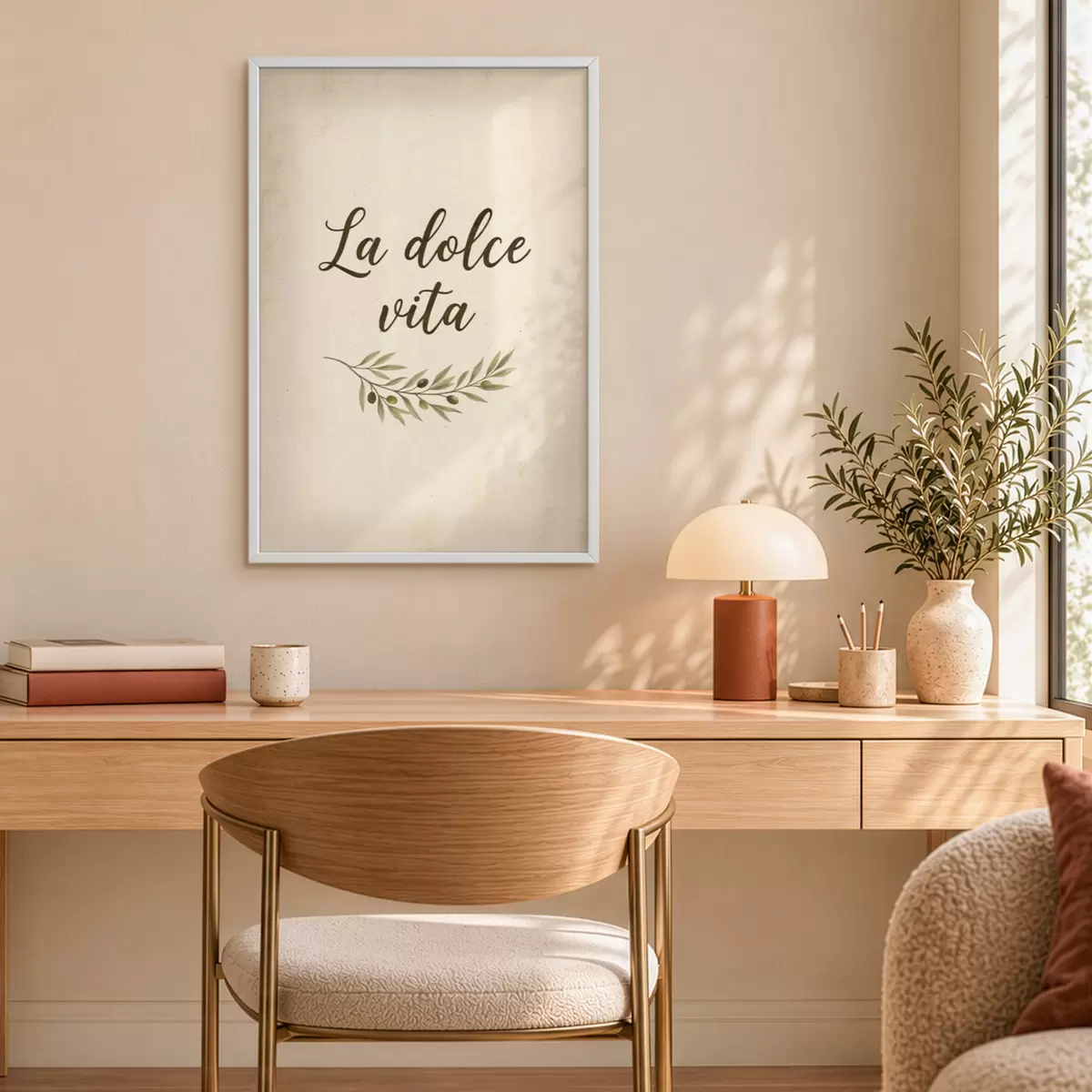 Poster Weiblichkeit in Linien f50894