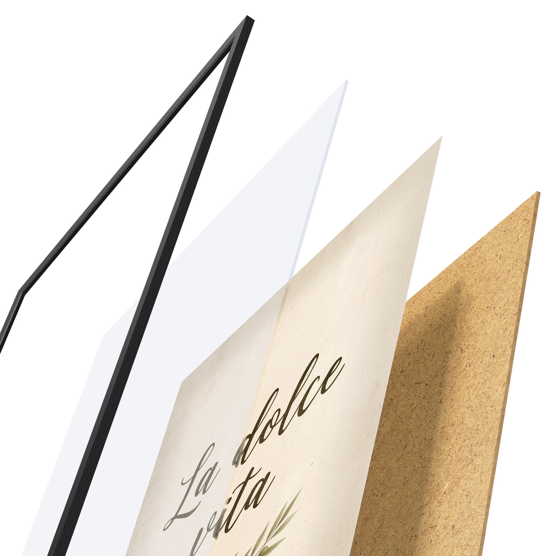 Poster Weiblichkeit in Linien f50894