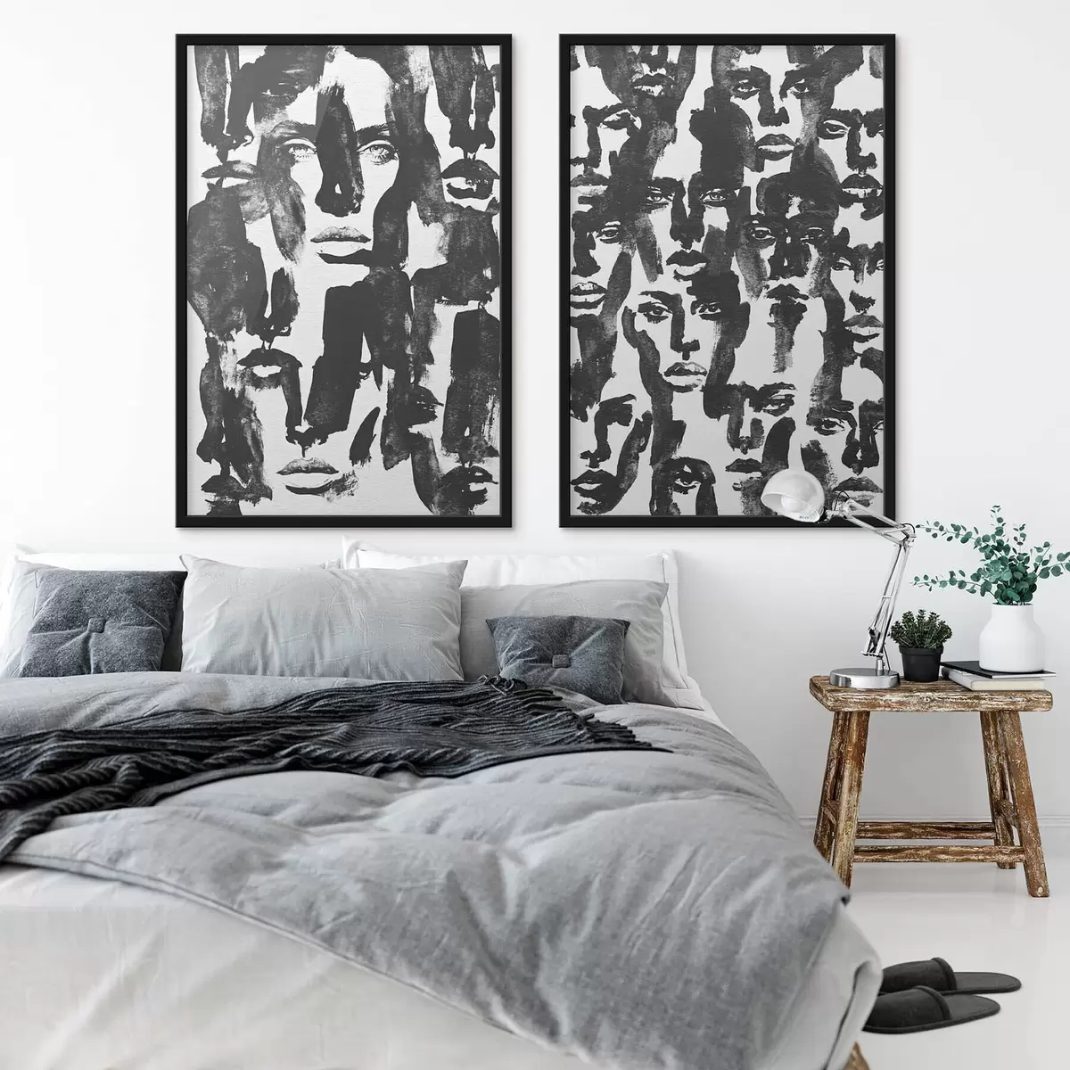 Poster Abstrakte Gesichter d31035