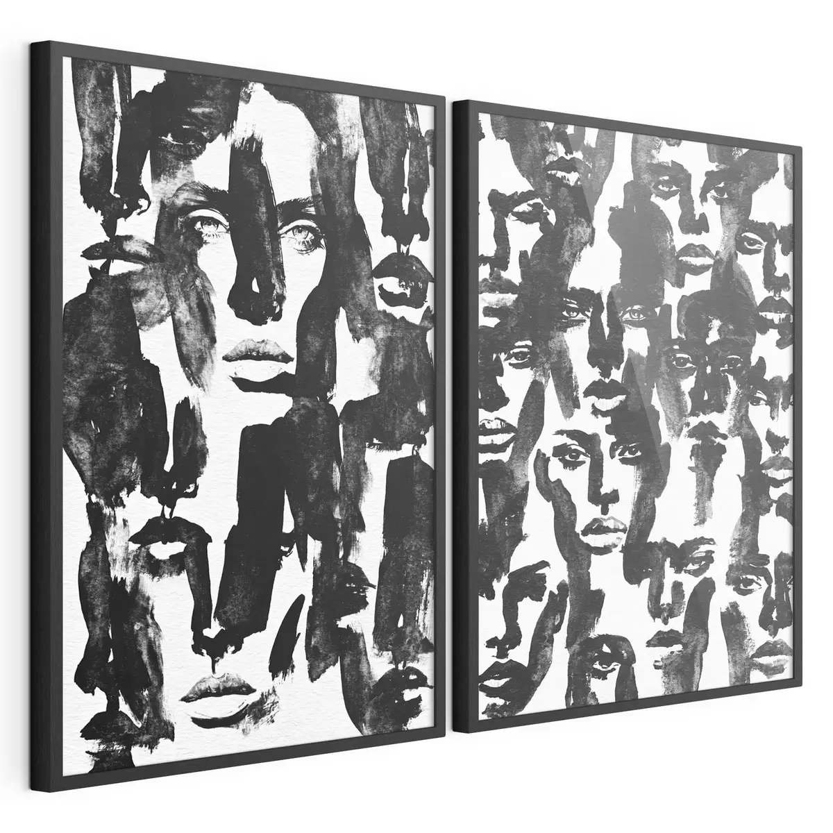 Poster Abstrakte Gesichter d31035