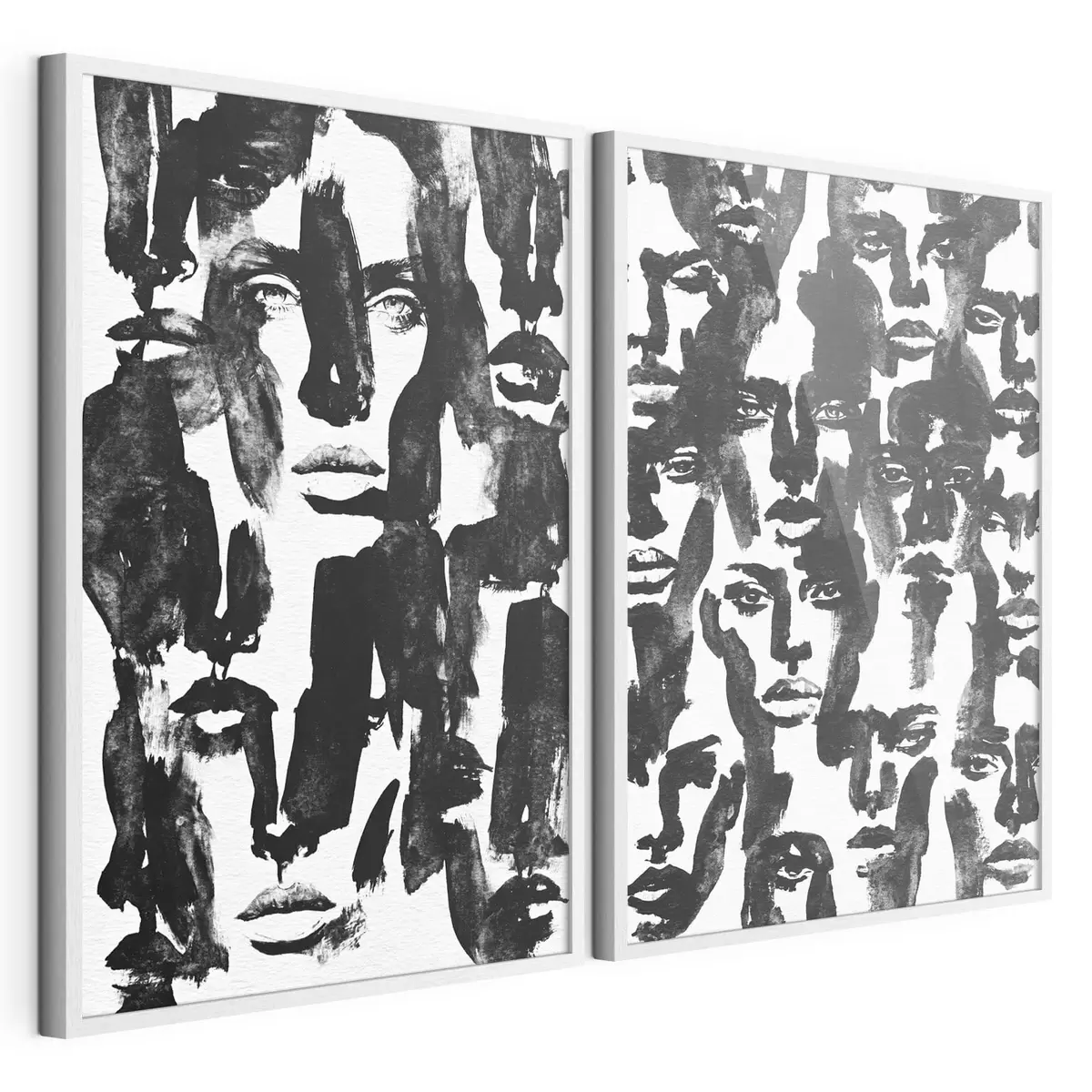 Poster Abstrakte Gesichter d31035