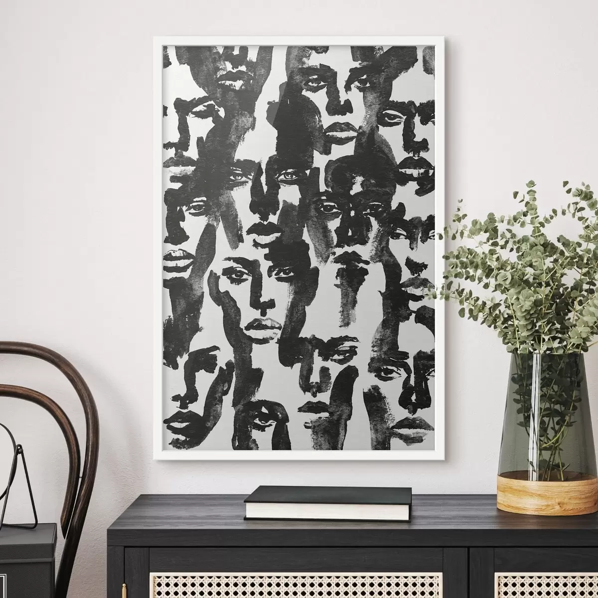 Poster Abstrakte Gesichter f50862
