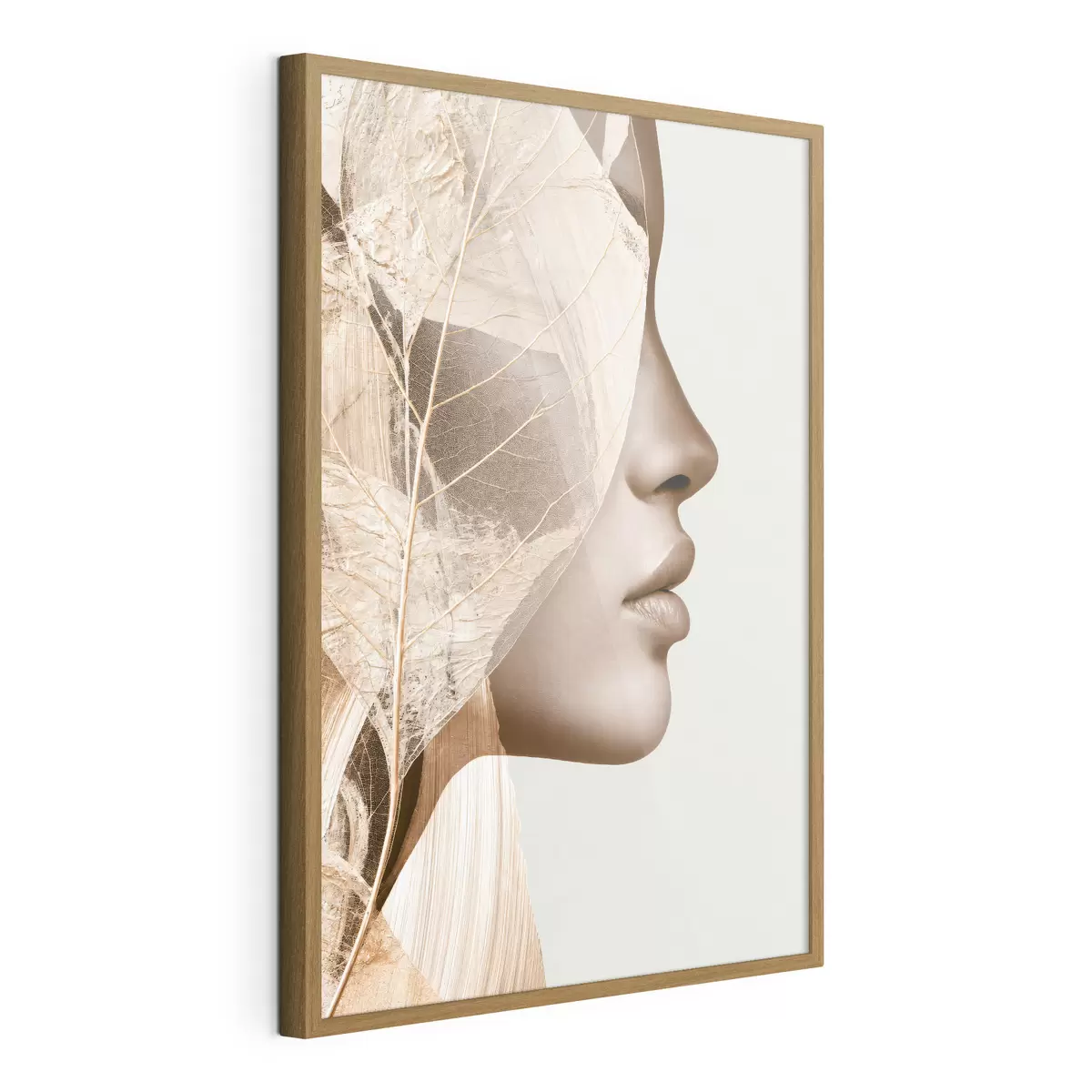 Poster Abstraktes Porträt einer Frau f50865