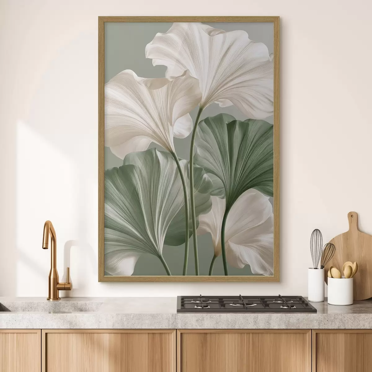 Poster Zarte Blätter f50867