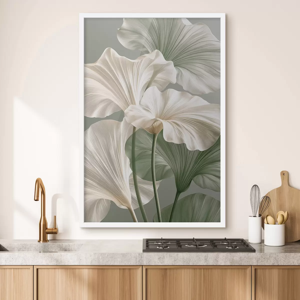 Poster Zarte Blätter f50868