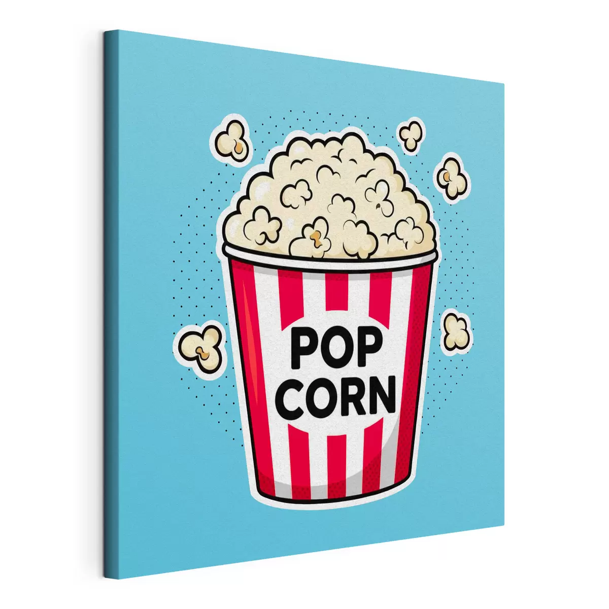 Fototapete Snackzeit mit leckerem Popcorn s50791