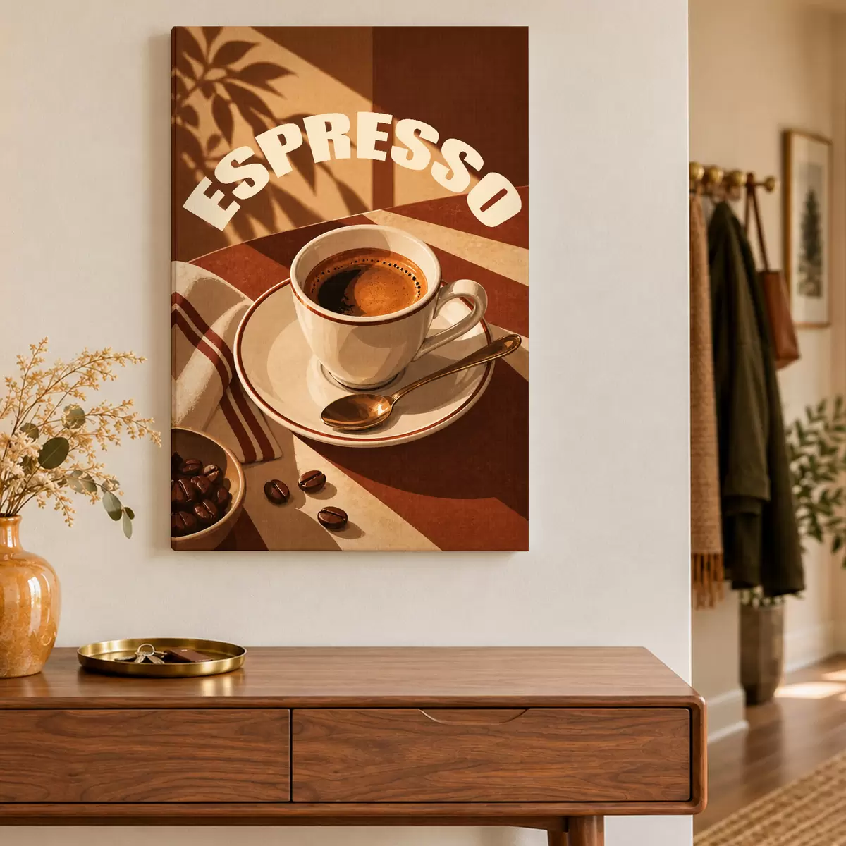 Fototapete Aromatischer Espresso für gemütliche Momente s50871