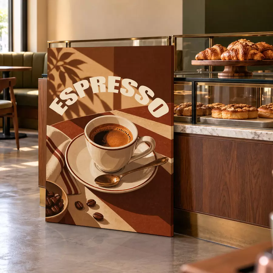 Fototapete Aromatischer Espresso für gemütliche Momente s50871