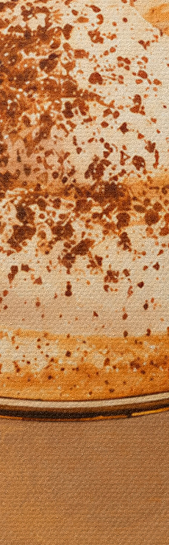 Fototapete Ein köstlicher Cappuccino, der Ihnen den Tag versüßt s50874