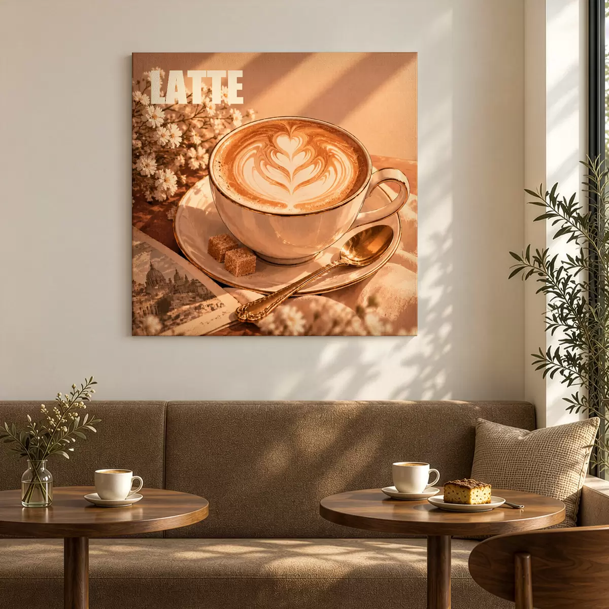 Fototapete Der perfekte Genuss für den Morgenkaffee s50873