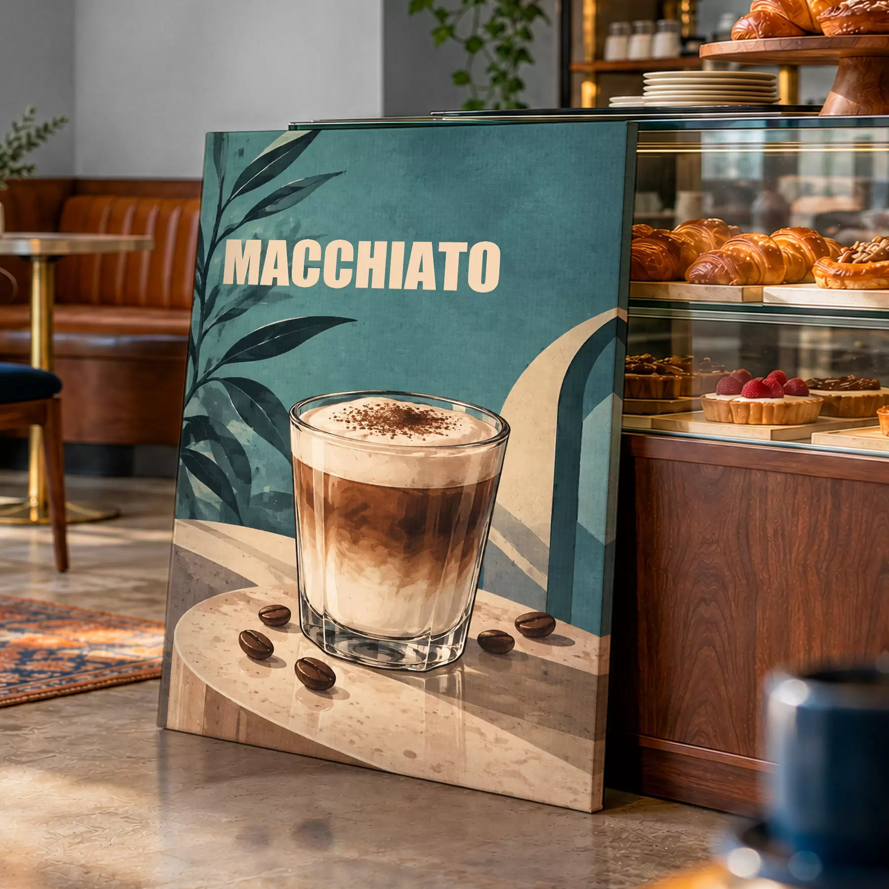 Fototapete Kaffee und Abenteuer s50875