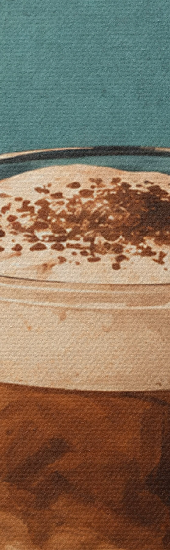 Fototapete Ein köstlicher Macchiato an einem sonnigen Tag s50875