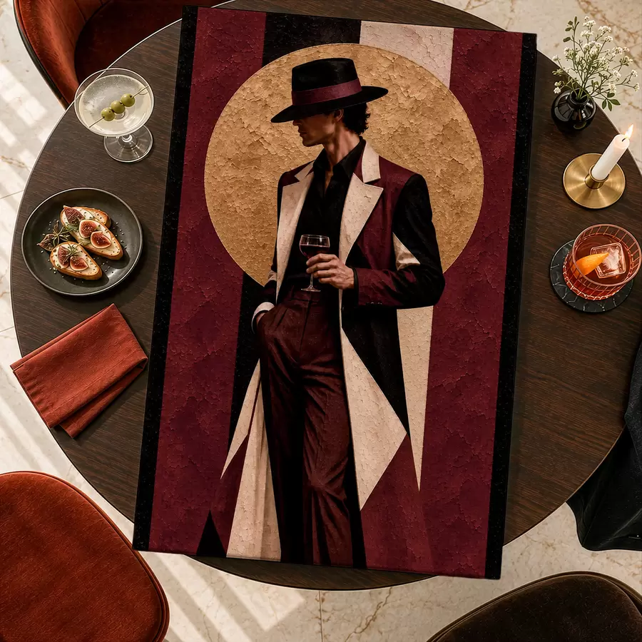 Fototapete Eleganter Stil mit einem raffinierten Drink s50886