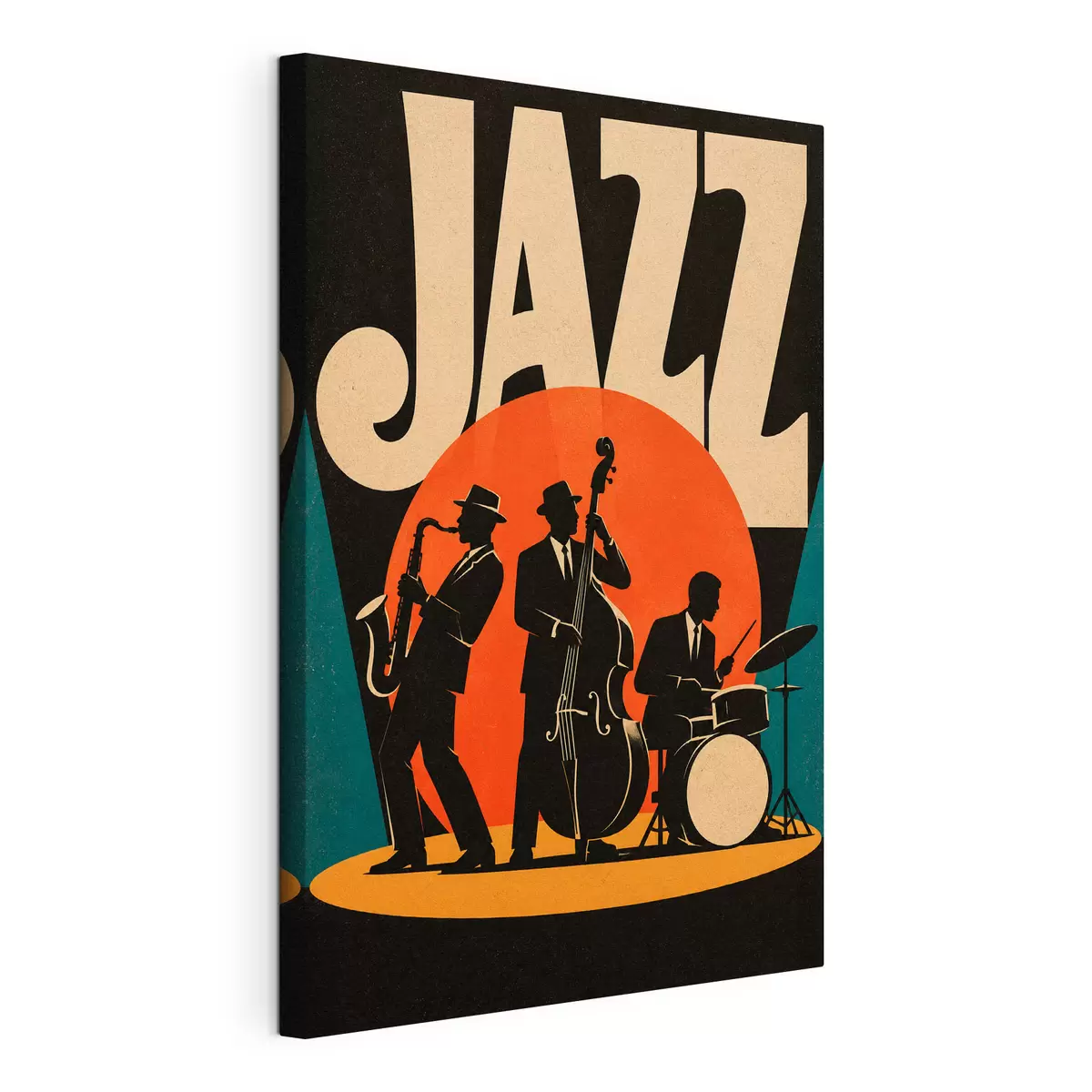 Fototapete Mit Jazz durch die Nacht swingen s50921