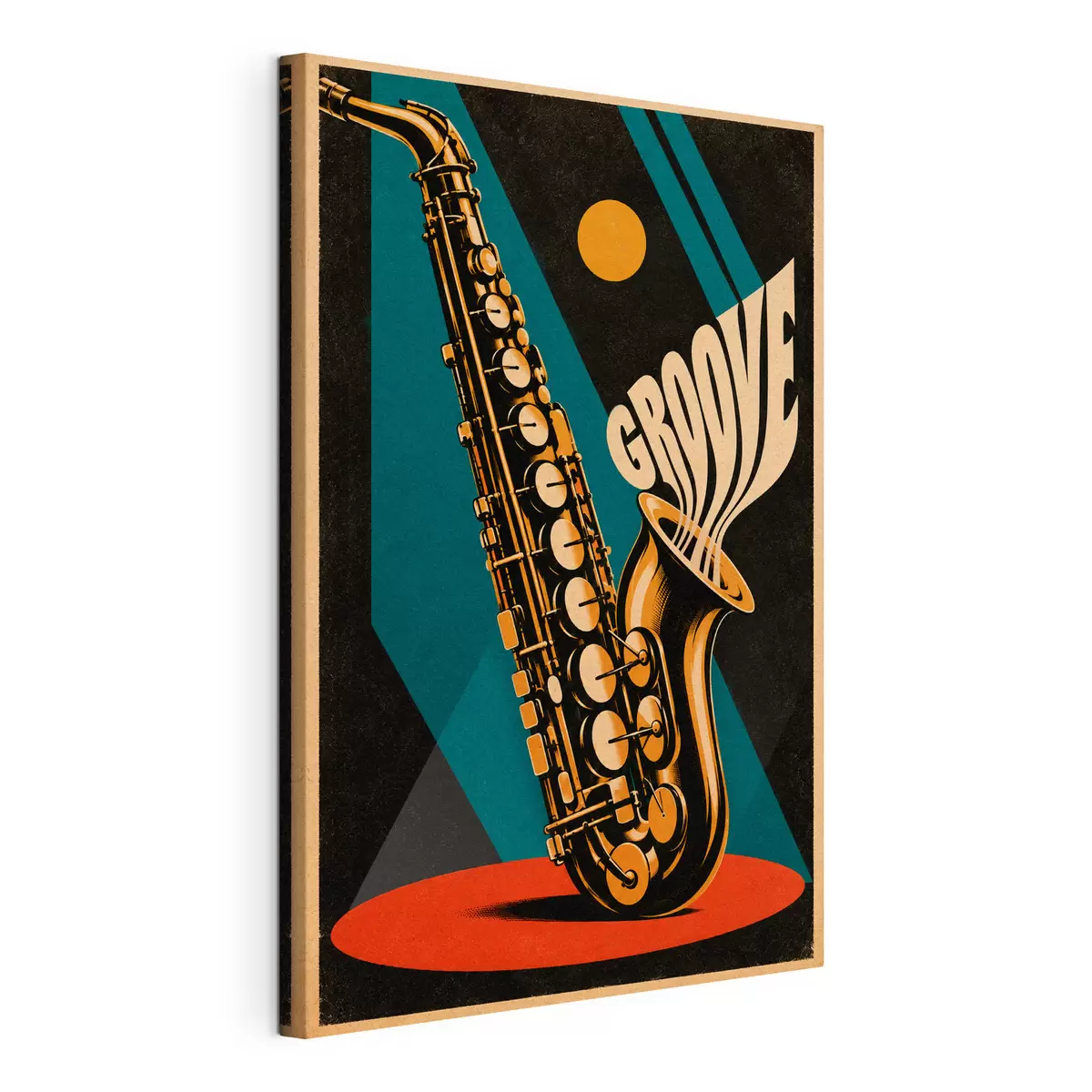 Fototapete Saxophonklänge erfüllen die Luft s50927