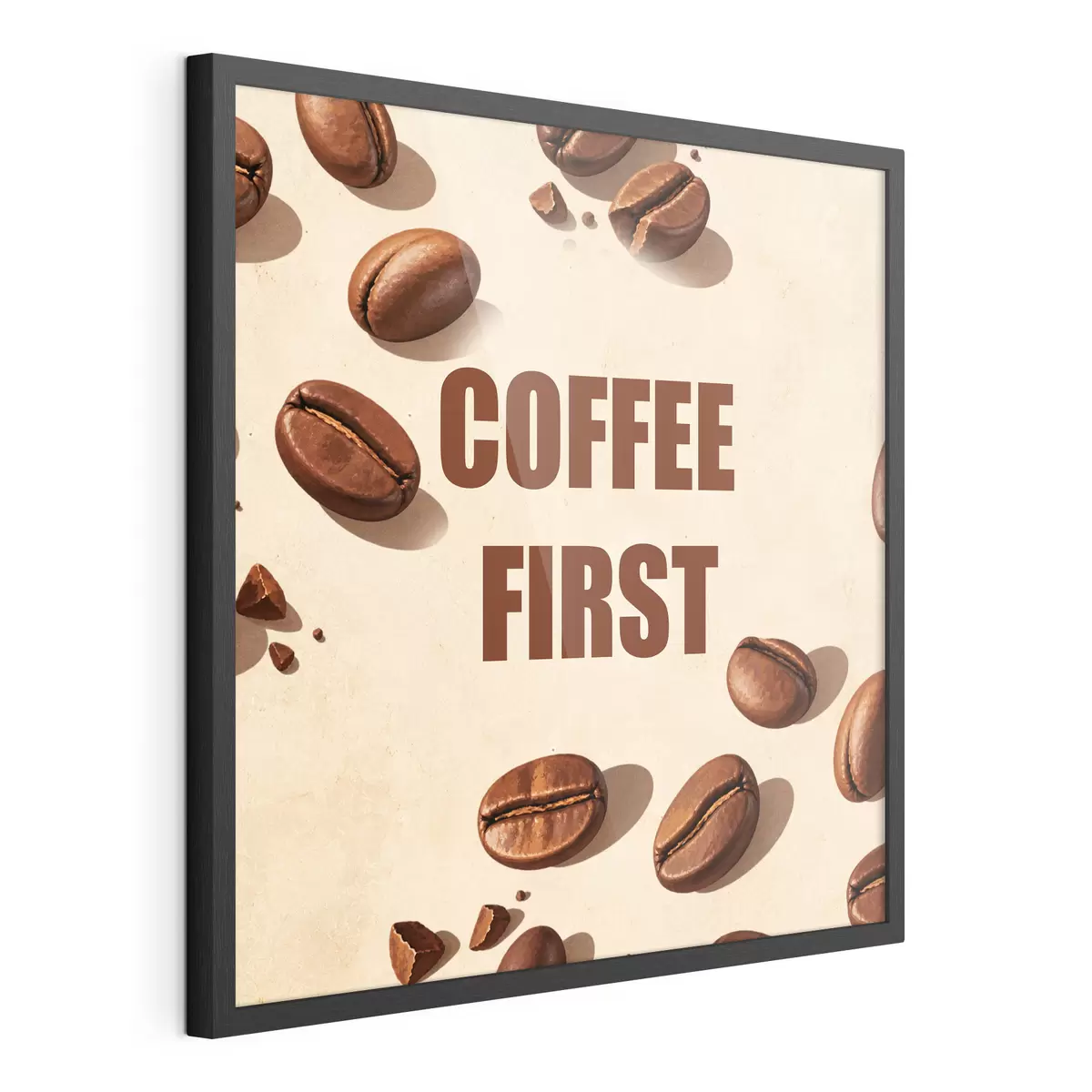 Poster Steh auf und mach dir einen Kaffee f50878