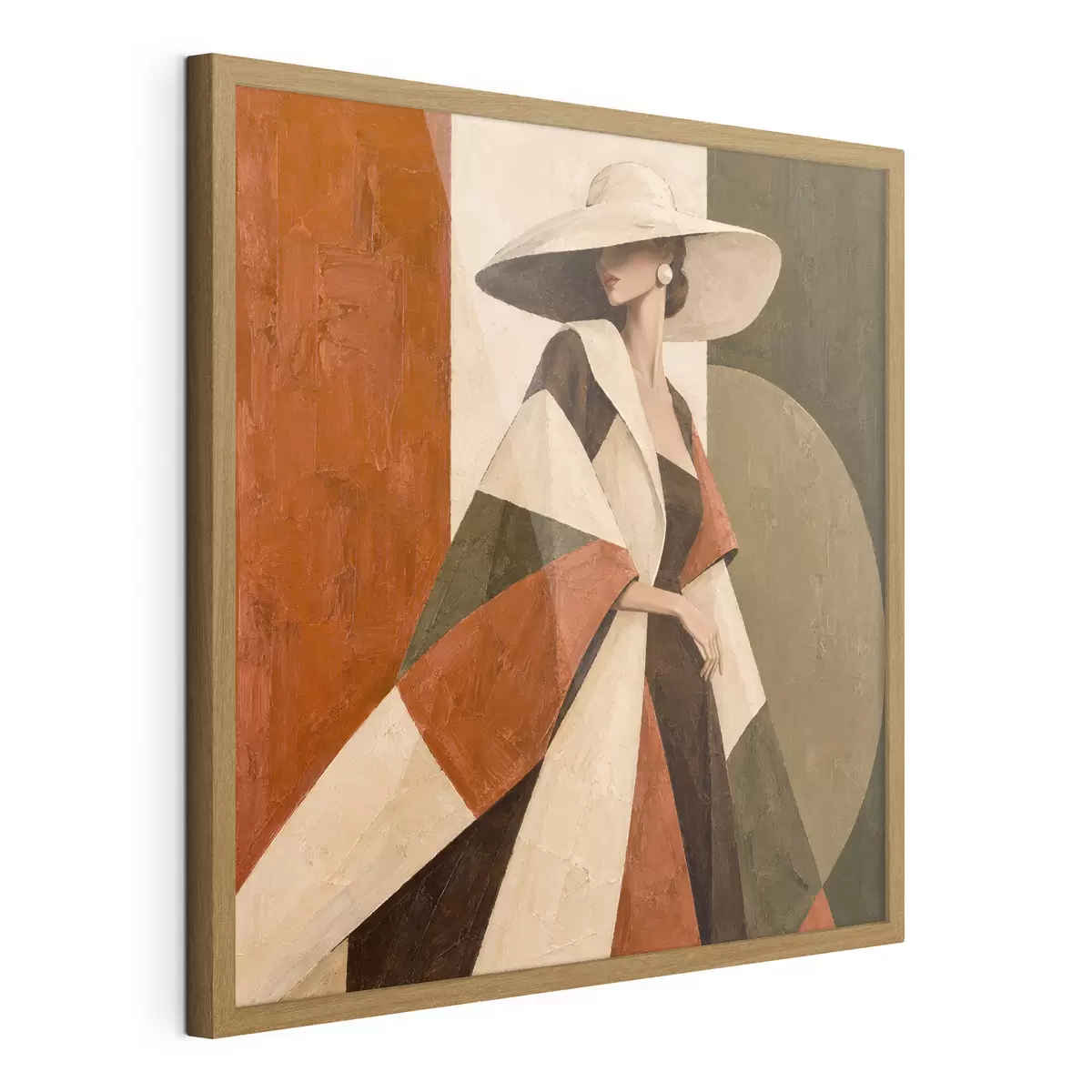 Poster Schicke Eleganz in leuchtenden Farben f50879