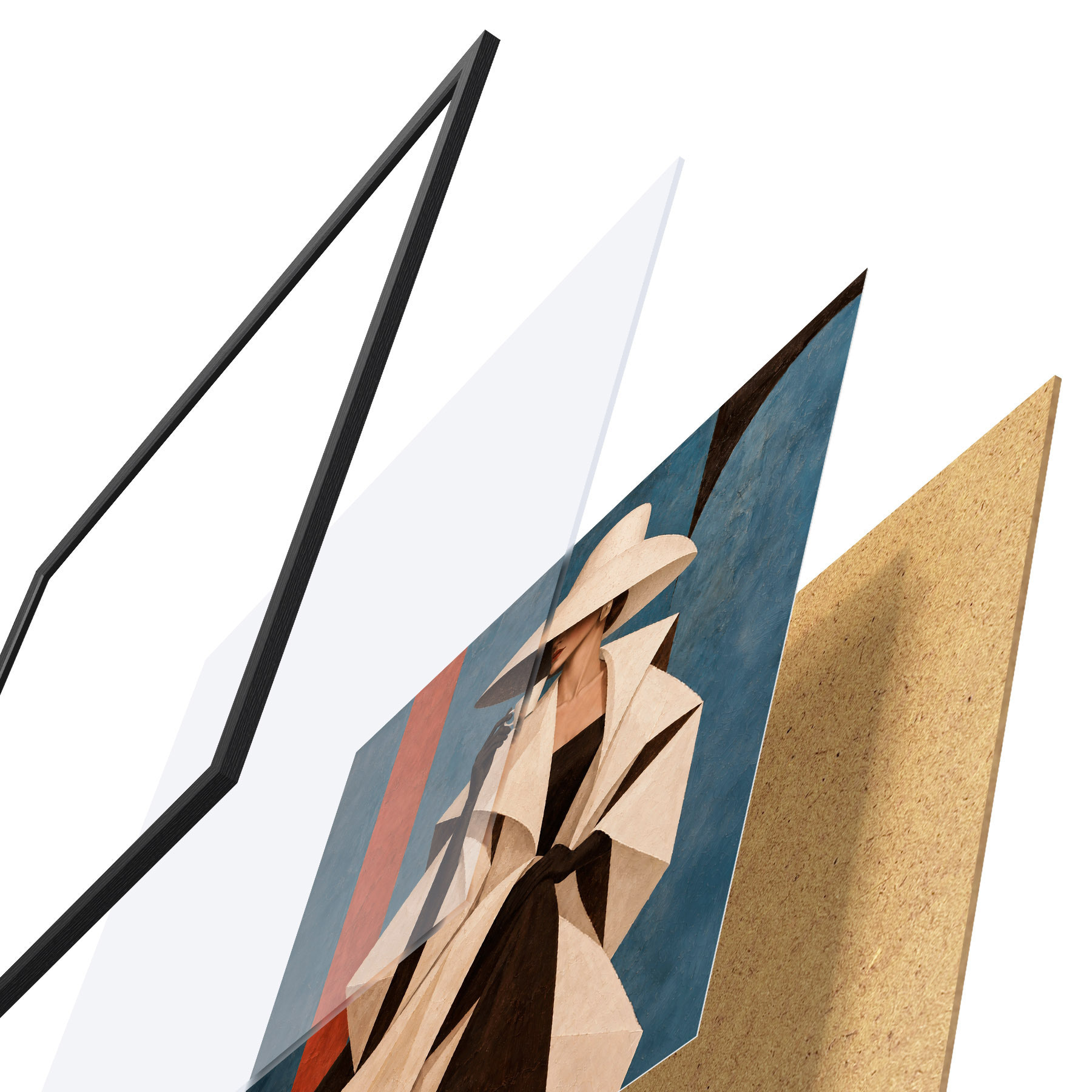 Poster Elegante Mode mit modernem Touch f50881